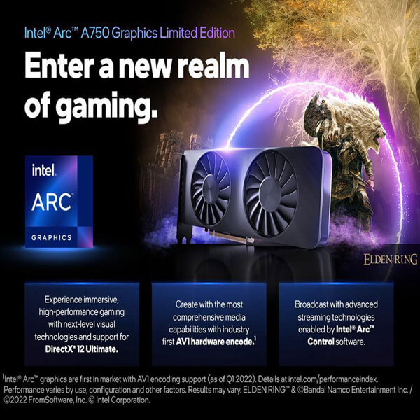 Intel Arc A750 Limited Edition 8GB Graphics Card